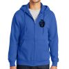 Tall Essential Fleece Full Zip Hooded Sweatshirt Thumbnail