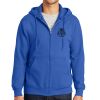 Tall Essential Fleece Full Zip Hooded Sweatshirt Thumbnail